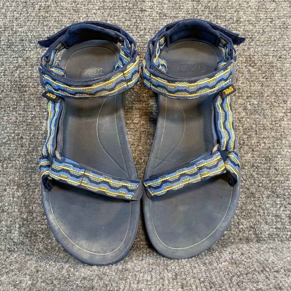 Teva Hurricane II Sports Youth Size 6 Blue Yellow Outdoor Water Hiking Sandals